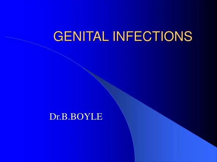 genital infections n.