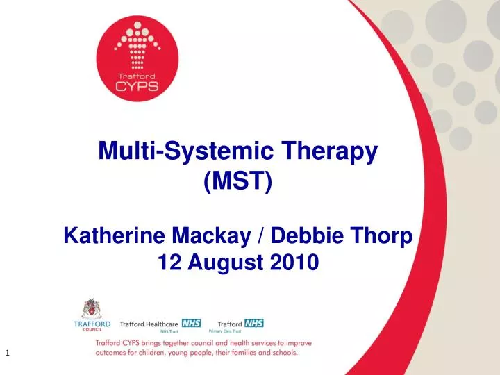 PPT - Multi-Systemic Therapy (MST) Katherine Mackay / Debbie Thorp 12 ...