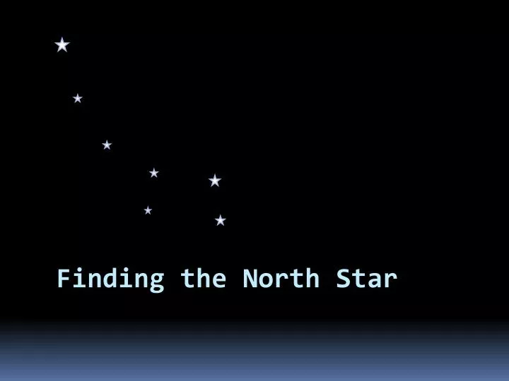 finding the north star n.