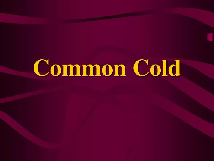 common cold n.