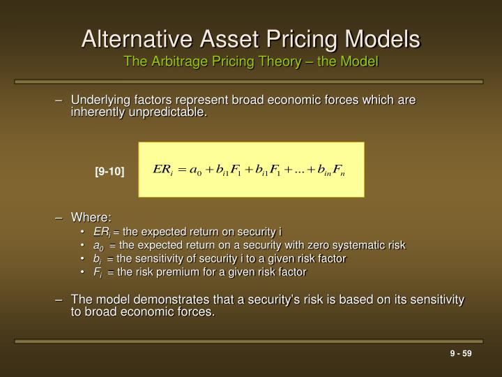 mcq arbitrage pricing theiry This question belongs to finance and discusses about formulation of arbitrage pricing theory. mcq arbitrage pricing theiry This question belongs to finance and discusses about formulation of arbitrage pricing theory.