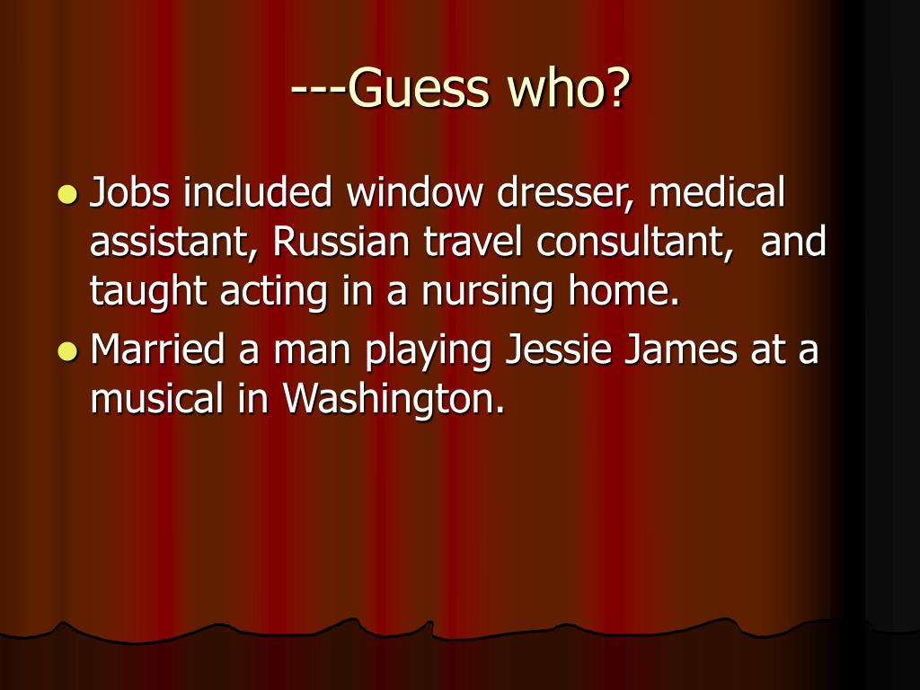 Ppt Guess Who Powerpoint Presentation Free Download Id 5776315