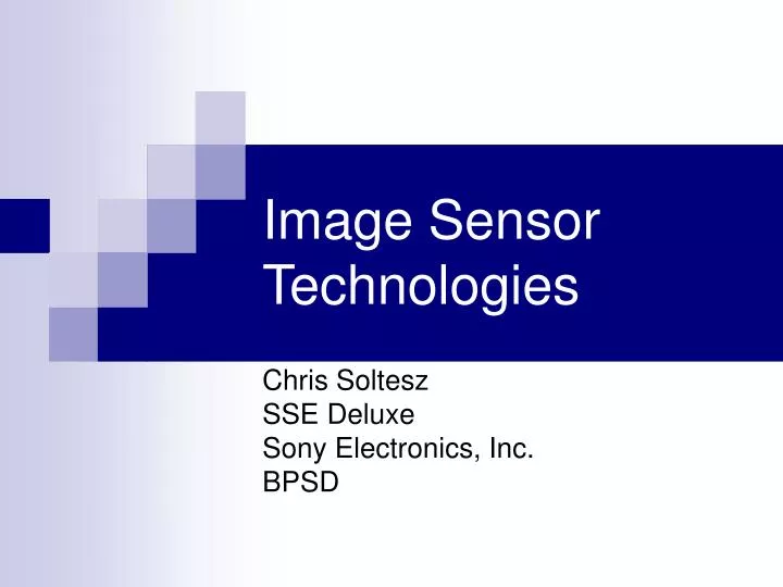 image sensor technologies n.