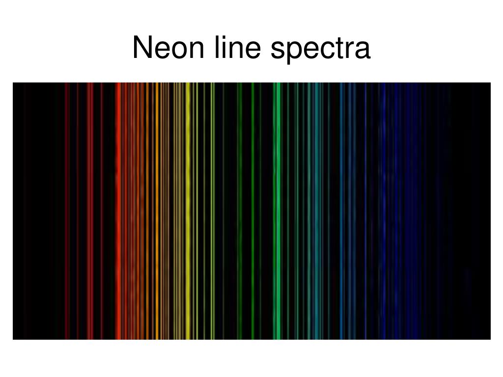 Неоновый спектр. Линейчатый спектр испускания неона. Спектр неоновой лампы. Спектры испускания неона.