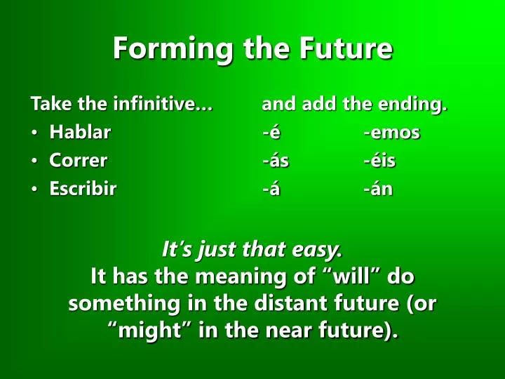 forming the future n.