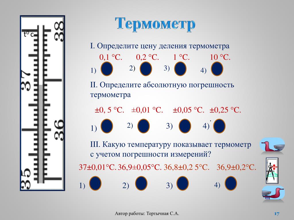 Как отличить температуру. Погрешность измерения градусника. Шкала деления термометра. Абсолютная погрешность термометра. Термометр деления шкалы градусника.