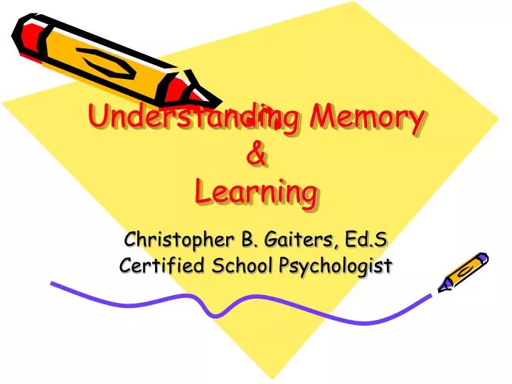 understanding memory learning n.