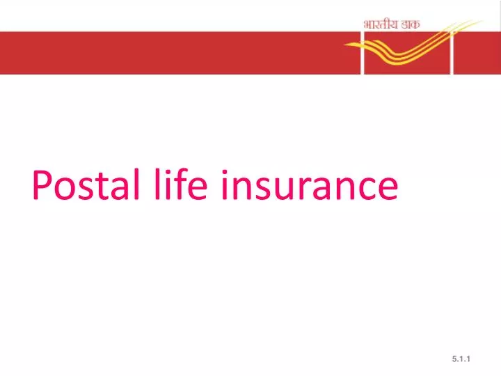 PPT Postal life insurance PowerPoint Presentation, free download ID