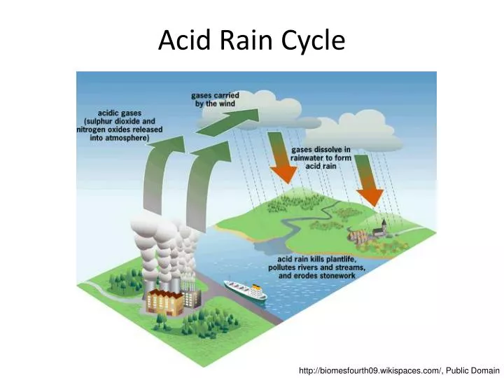 acid rain cycle n.