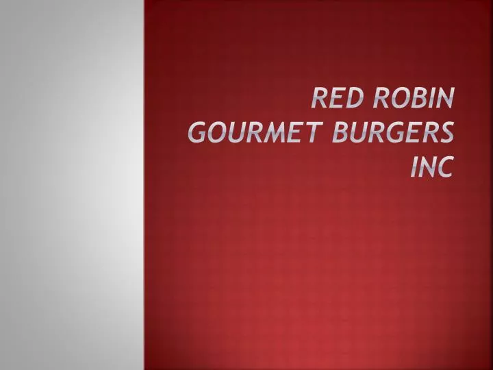 red robin gourmet burgers inc n.