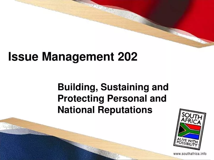 issue management 202 n.