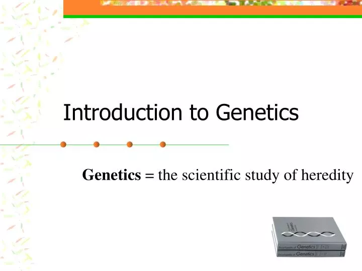 introduction to genetics n.