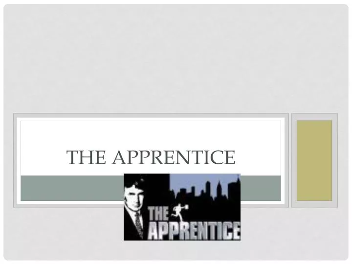 the apprentice n.