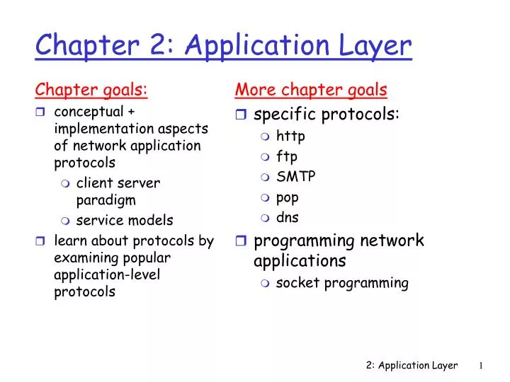 chapter 2 application layer n.