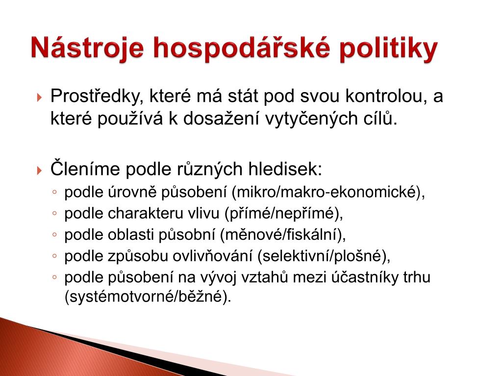 PPT - Teorie hospodářské politiky PowerPoint Presentation, free download -  ID:5781608