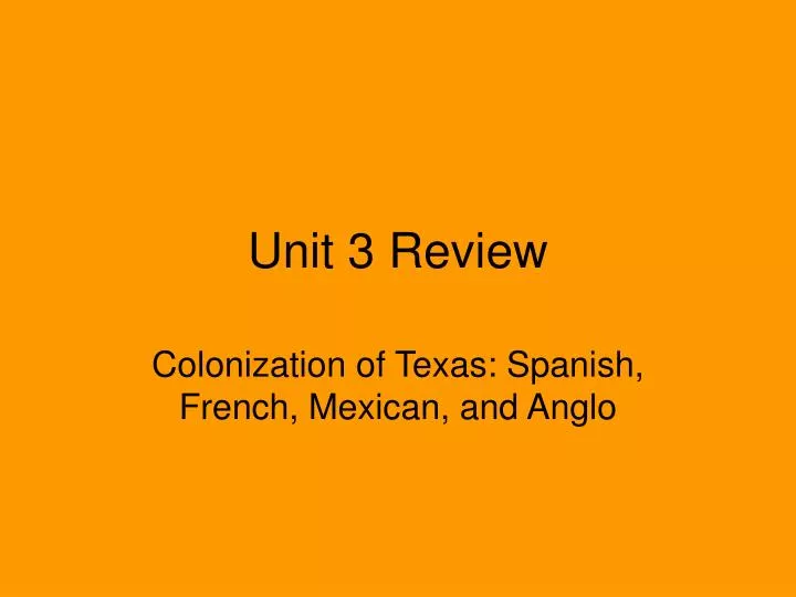 unit 3 review n.