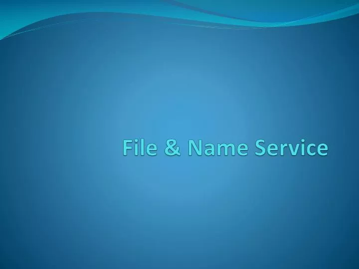 bab i file name service n.