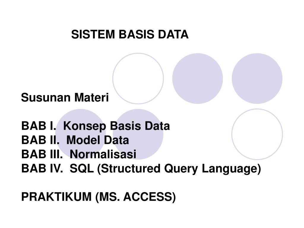 PPT - SISTEM BASIS DATA PowerPoint Presentation, Free Download - ID:5782428