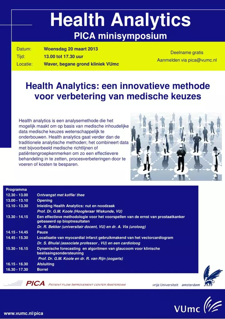 health analytics pica minisymposium n.