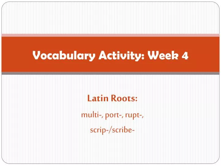vocabulary activity week 4 n.
