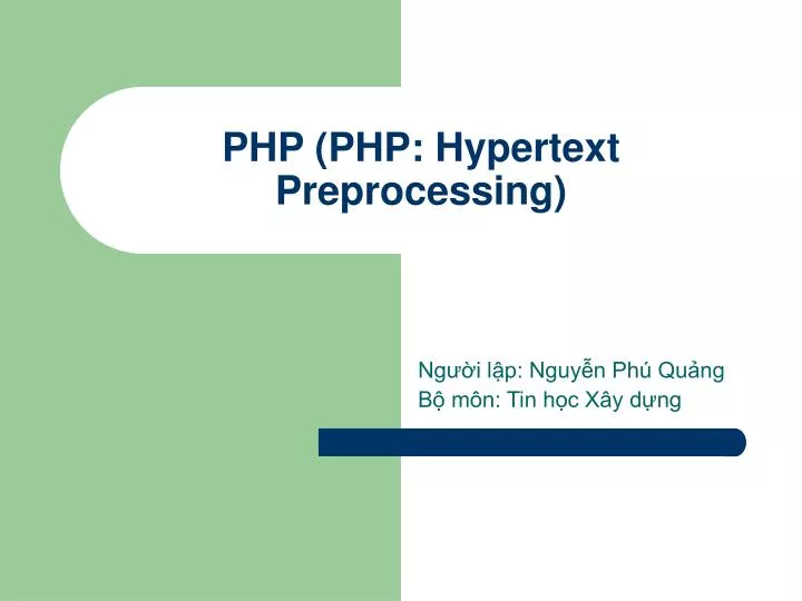 php php hypertext preprocessing n.