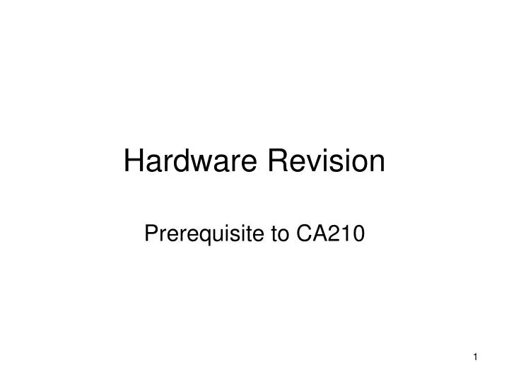 hardware revision n.