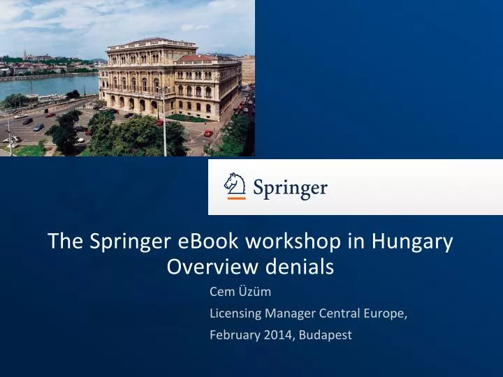 the springer ebook workshop in hungary overview denials n.