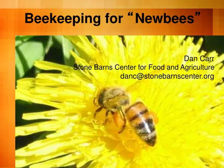 beekeeping for newbees n.