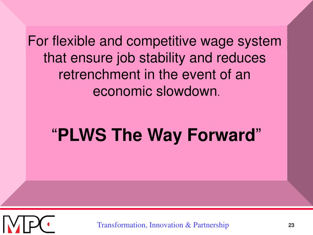 Ppt Wage Transformation Through Productivity Linked Wage System Plws Powerpoint Presentation Id 5784244