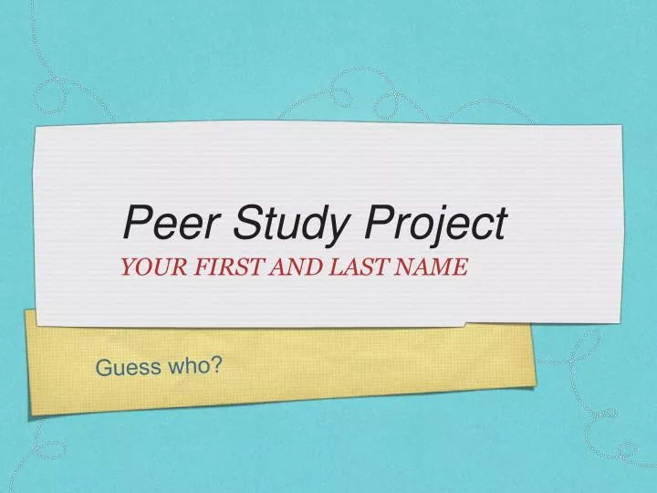 peer study project n.