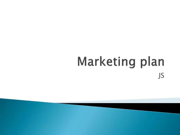 marketing plan n.