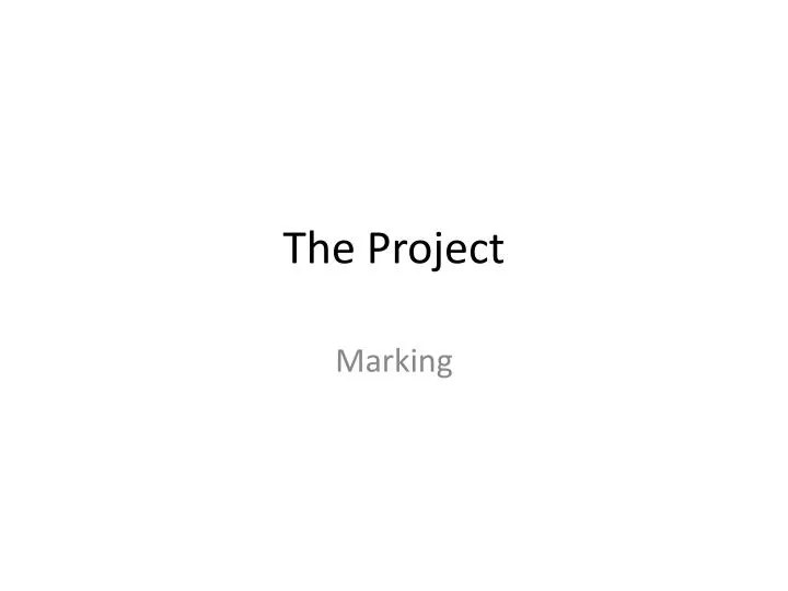 the project n.