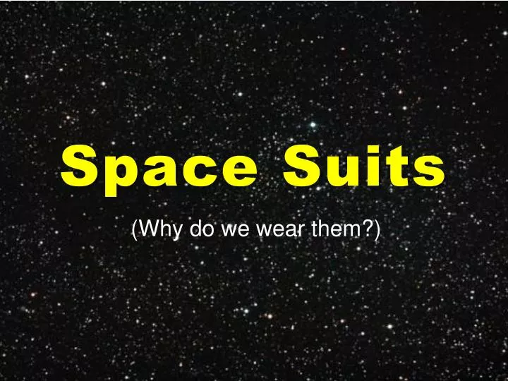 space suits n.