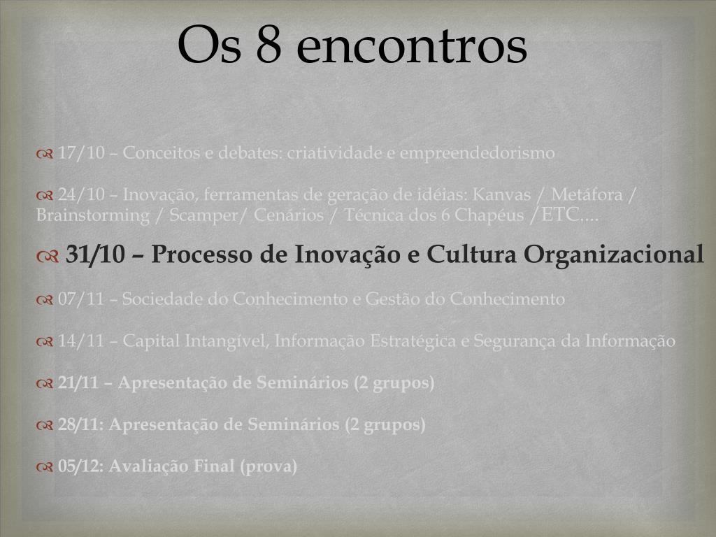 PPT - INOVAÇÃO E CULTURA ORGANIZACIONAL Prof.ª Débora Dado PowerPoint  Presentation - ID:5785930
