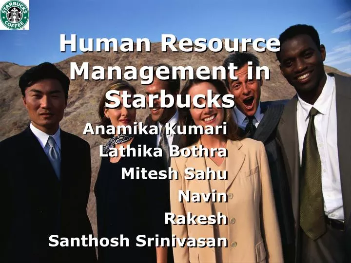 human resource management in starbucks n.
