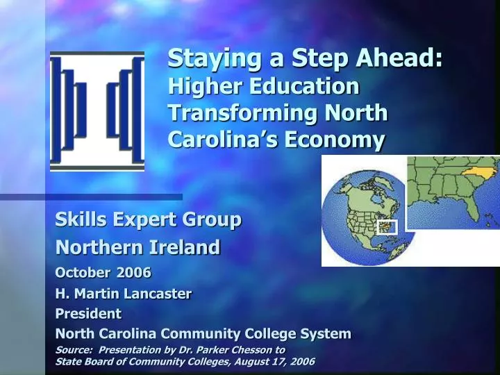 staying a step ahead higher education transforming north carolina s economy n.