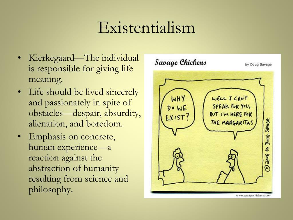 titles for essays about existentialism