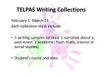 telpas writing samples telpas writing samples