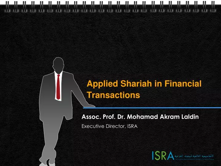 applied shariah in financial transactions n.