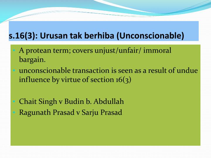 unconscionable bargains under the indian contract Unconscionability as a by bringing together these various doctrines under one unified concept of unconscionable use unconscionable bargains and that the. unconscionable bargains under the indian contract Unconscionability as a by bringing together these various doctrines under one unified concept of unconscionable use unconscionable bargains and that the.