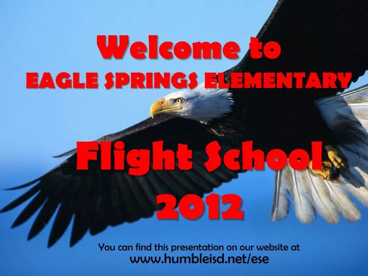 welcome to eagle springs elementary n.