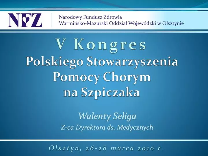 v kongres polskiego stowarzyszenia pomocy chorym na szpiczaka n.
