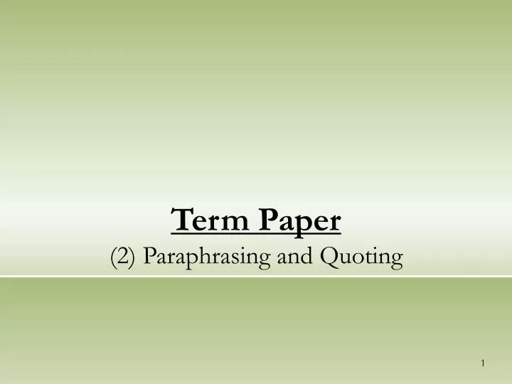 term paper categories As we provide our customers with full academic assistance, all paper types and services are covered be sure to get what you need at 1wscom. term paper categories As we provide our customers with full academic assistance, all paper types and services are covered be sure to get what you need at 1wscom.