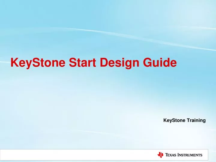 keystone start design guide n.