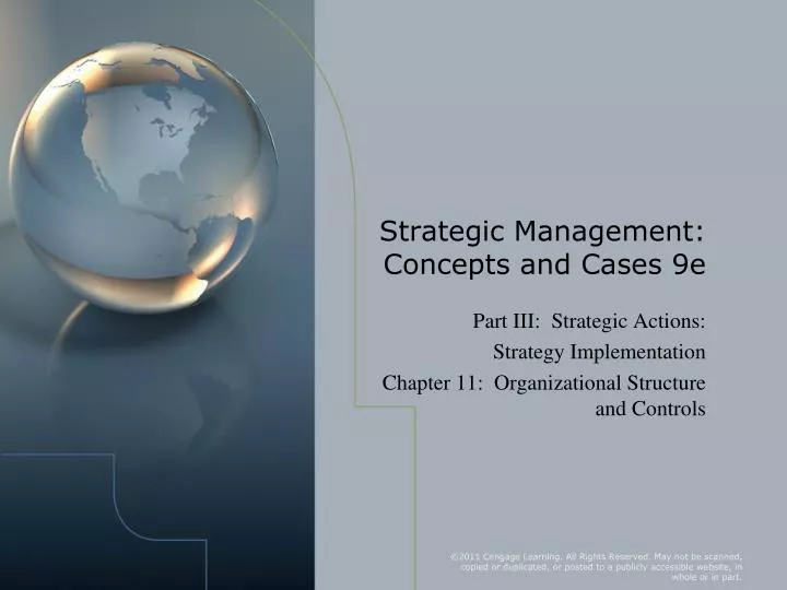 strategic management concepts and cases 9e n.