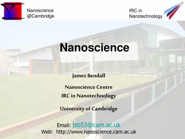 nanoscience n.