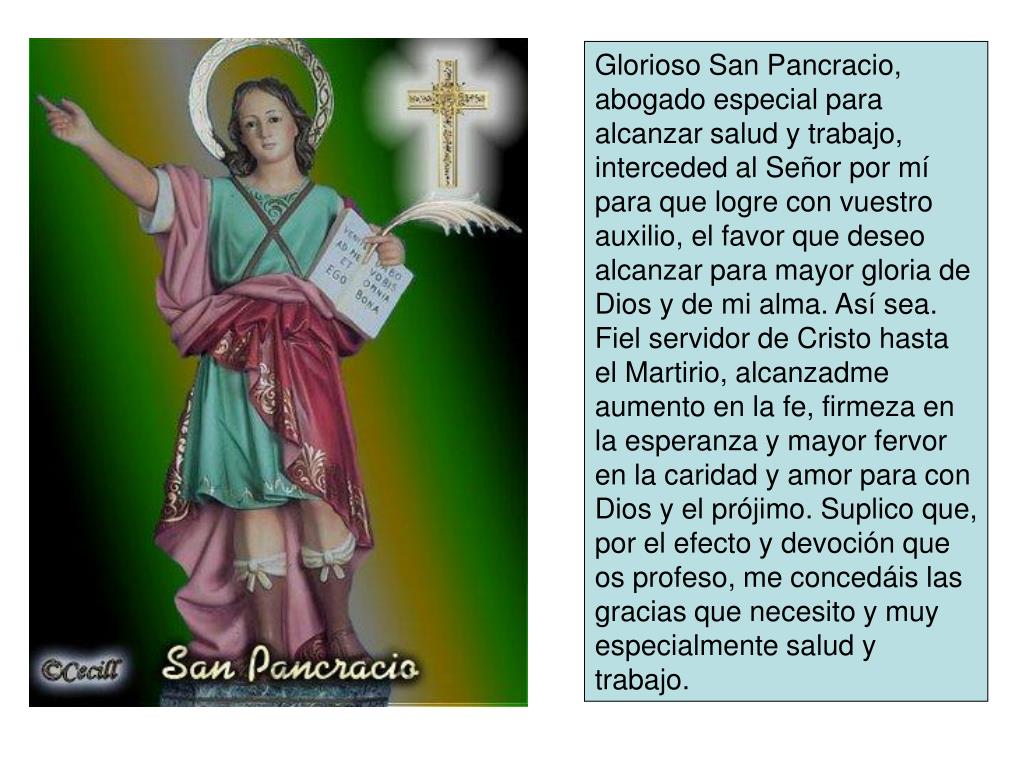 PPT - San Pancracio Niño Mártir Fiesta: 12 de mayo +304 PowerPoint  Presentation - ID:5789593