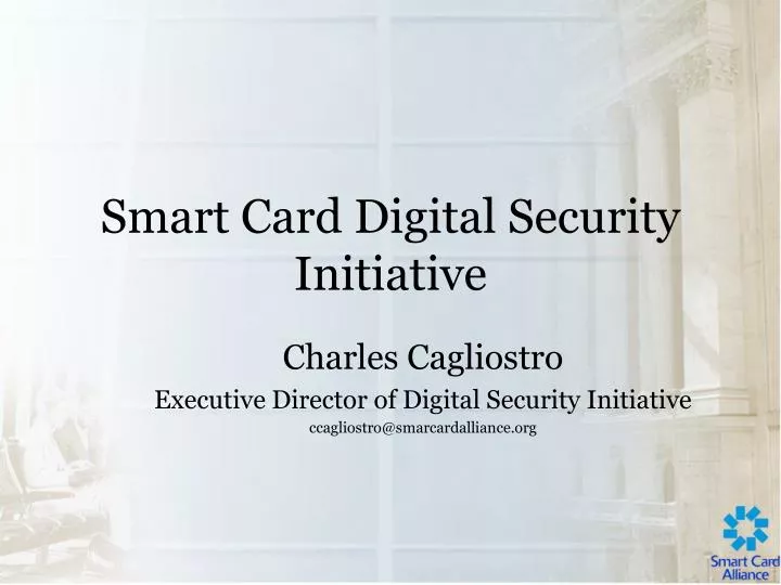 smart card digital security initiative n.