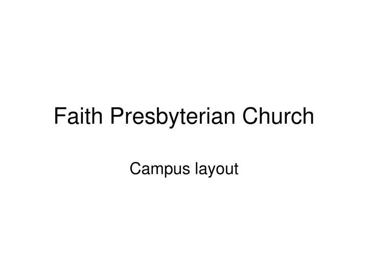 faith presbyterian church n.