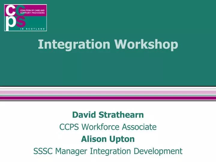 integration workshop n.